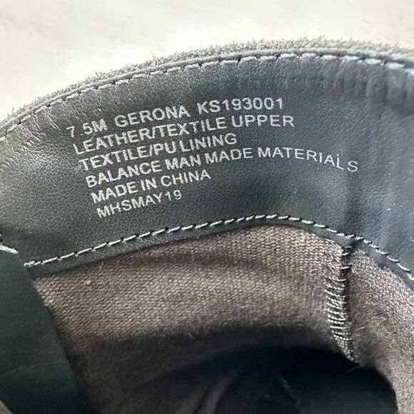 Kensie Women's Size 7.5 Gerona Ankle Bootie Gray Perforated Leather Casual Comfy - Picture 6 of 7